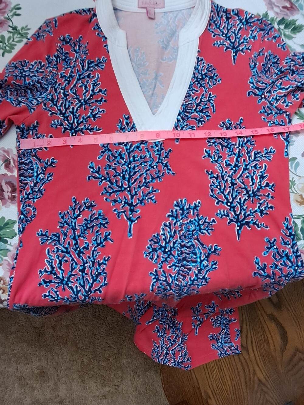 Lilly Pulitzer Sz Small Tunic V Neck Dress - Picture 7 of 15